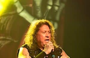 Testament: Two Hours Of Titan Thrash Testamonials in The Lou. Testament's Chuck Billy performing at Delmar Hall in St. Louis.
