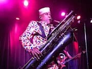 Fishbone: A Welcome Blast From The Past Fishbone's Angelo Moore performing at Off Broadway in St. Louis on April 17th, 2026.