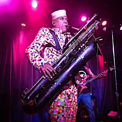Fishbone: A Welcome Blast From The Past Fishbone's Angelo Moore performing at Off Broadway in St. Louis on April 17th, 2026.