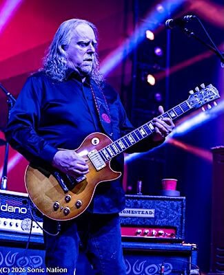 GOV’T MULE & Larkin Poe: Something Familiar, Something New. GOV'T MULE's Warren Haynes playing at the Factory in Chesterfield, MO.