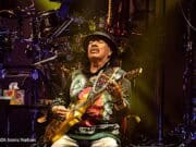 Santana and The Doobie Brothers Deliver a Masterclass in Rock. Santana's founder and namesake, Carlos Santana, performing live at the Hollywood Amphitheater in Maryland Heights, MO.